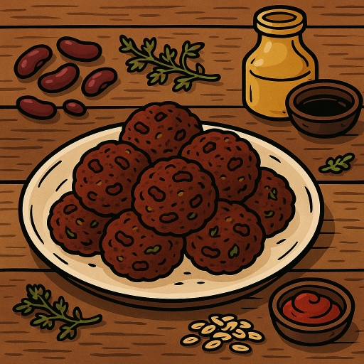 Foto von Kidneybohnen Bällchen