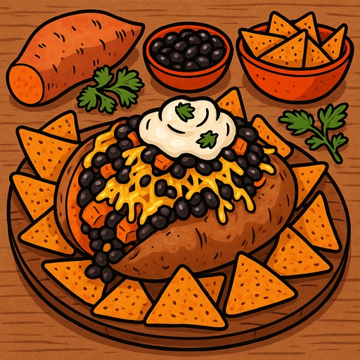 Foto von Ofenkartoffeln Mexican Style