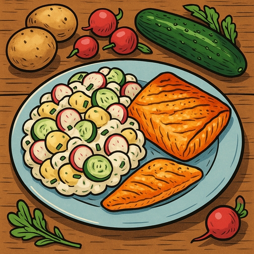 Foto von Kartoffelsalat