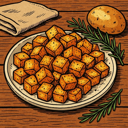 Foto von Knusprige Kartoffelwürfel