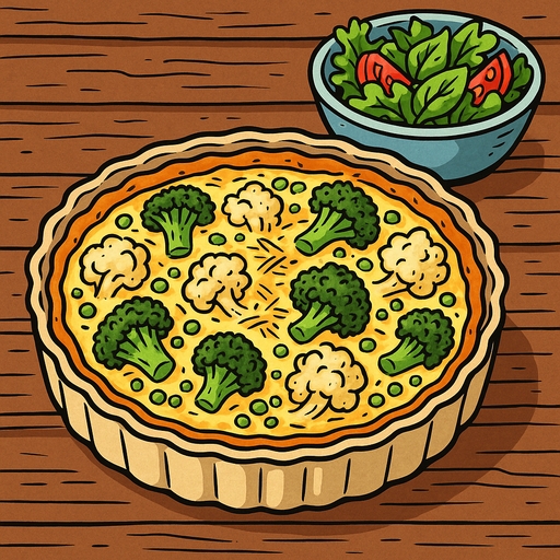 Foto von Gemüse-Quiche