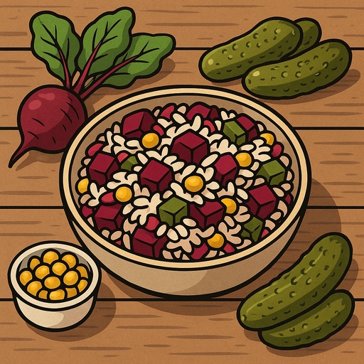 Foto von Rote Beete Reissalat