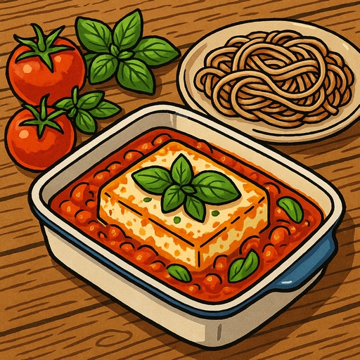 Foto von Baked Feta in Tomatensoße