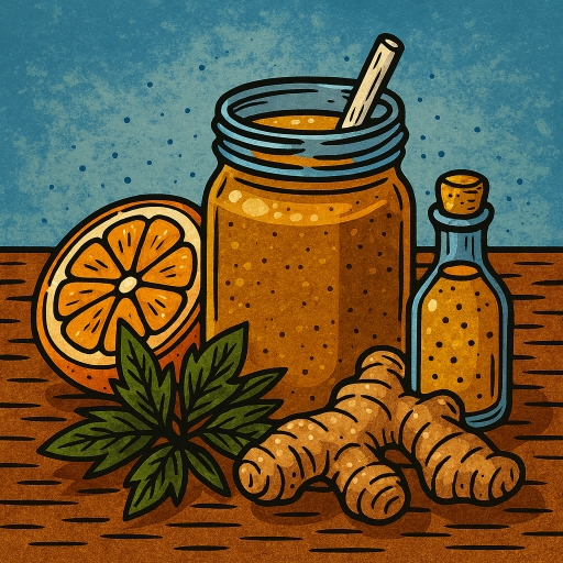 Foto von Orange-Ingwer Dressing