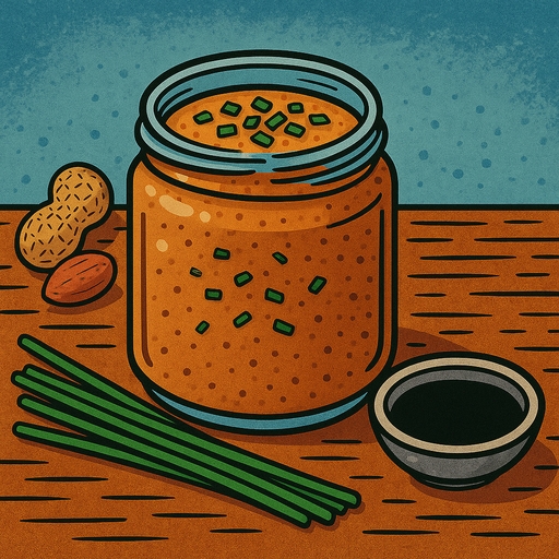 Foto von Erdnuss-Soja Soße