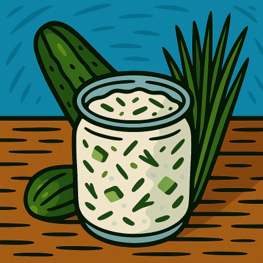 Foto von Kräuter-Gurken-Joghurt