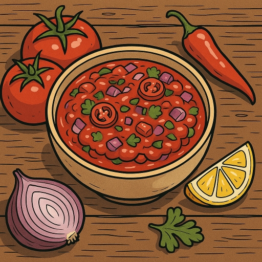 Foto von Tomaten-Salsa
