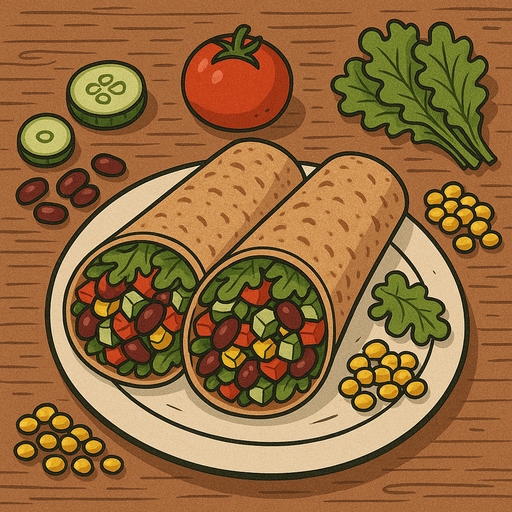 Foto von TexMex Wraps (vegan)